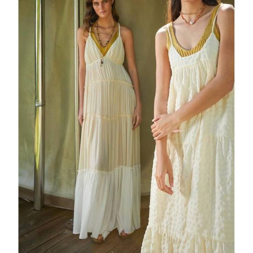 SFIZIO - Creponne Slip Dress in Gypsum